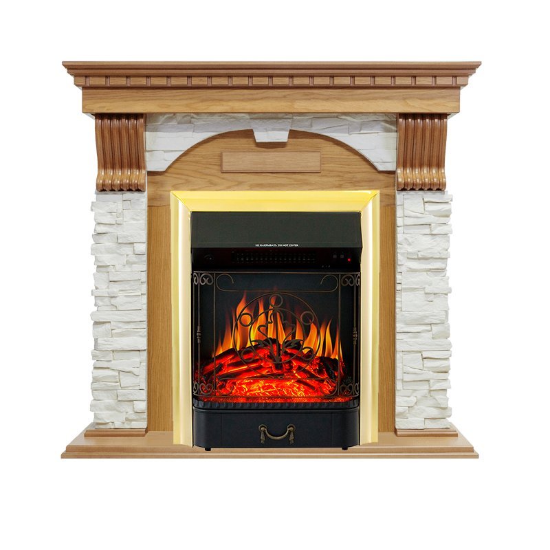 Каминокомплект Royal Flame Dublin с очагом Majestic FX Brass