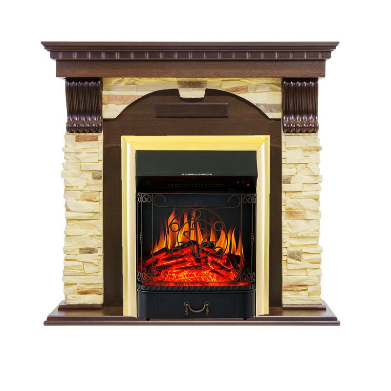 Каминокомплект Royal Flame Dublin с очагом Majestic FX Brass