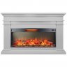 Каминокомплект Interflame Грейс белый с очагом Foton 42 LED FX QZ