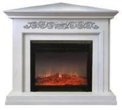 Каминокомплект RealFlame Leticia Corner 26 WT с очагом Moonblaze Deluxe