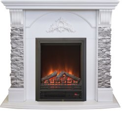Каминокомплект RealFlame Athena GR STD/EUG/25/25'5 WT с очагом Eugene