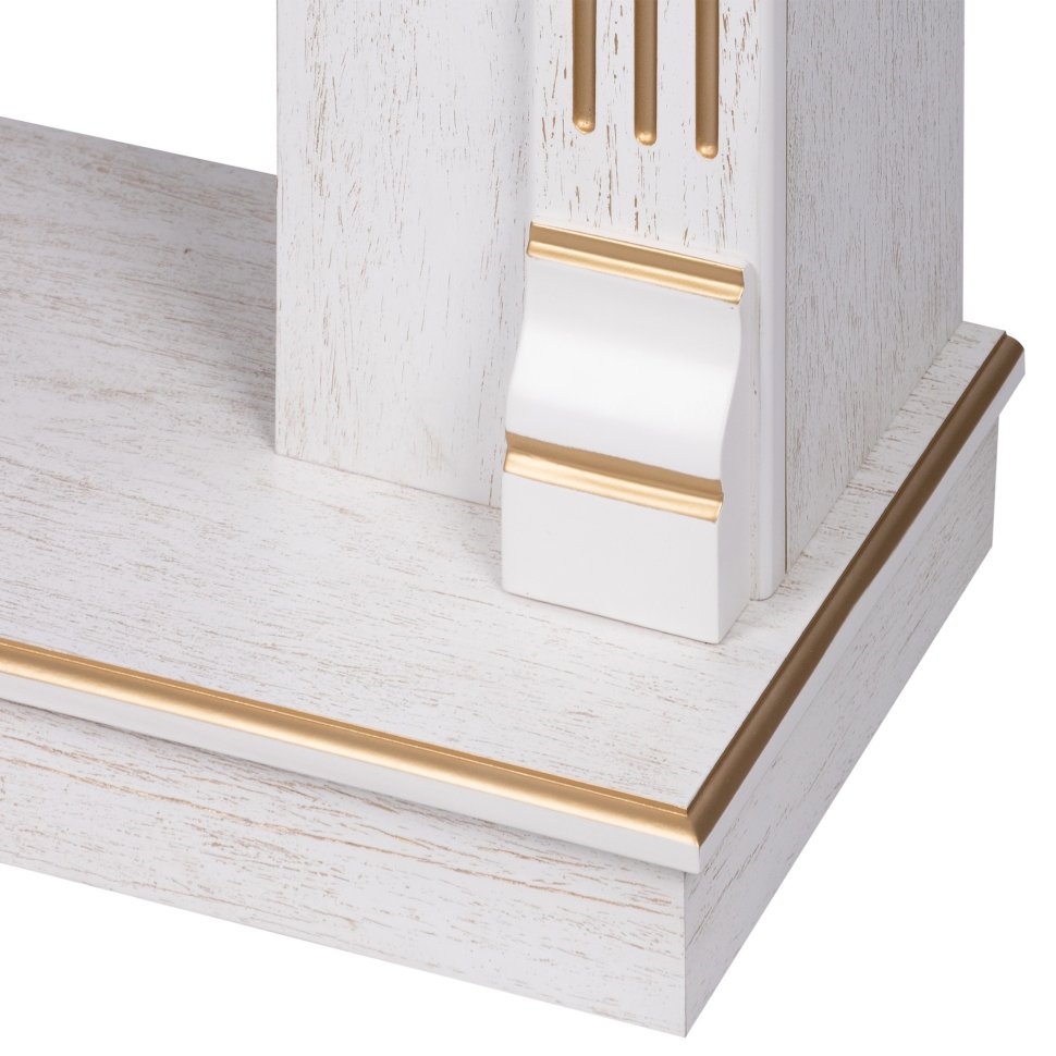 Портал Firelight Barocco Classic белый дуб с золотой патиной