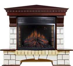 Каминокомплект Royal Flame Pierre Luxe угловой c очагом Dioramic 28 LED FX