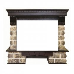 Портал Interflame Экстер Кавказ темный дуб под очаги Panoramic 33