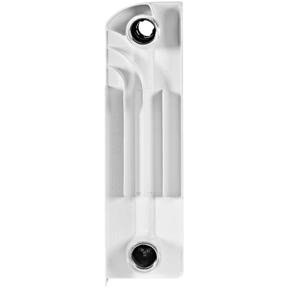 Биметаллический радиатор отопления Stout Vega 200 12 секций боковое подключение белый RAL 9016