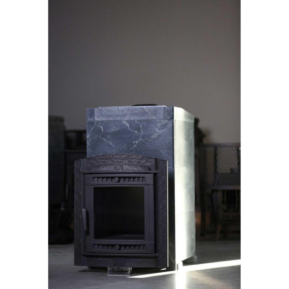 Печь банная PROMetall Атмосфера XL в облицовке Амфиболит