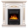 Каминокомплект Firelight Barocco Classic с очагом Electrolux EFP/P-1020LS белый дуб с золотой патиной