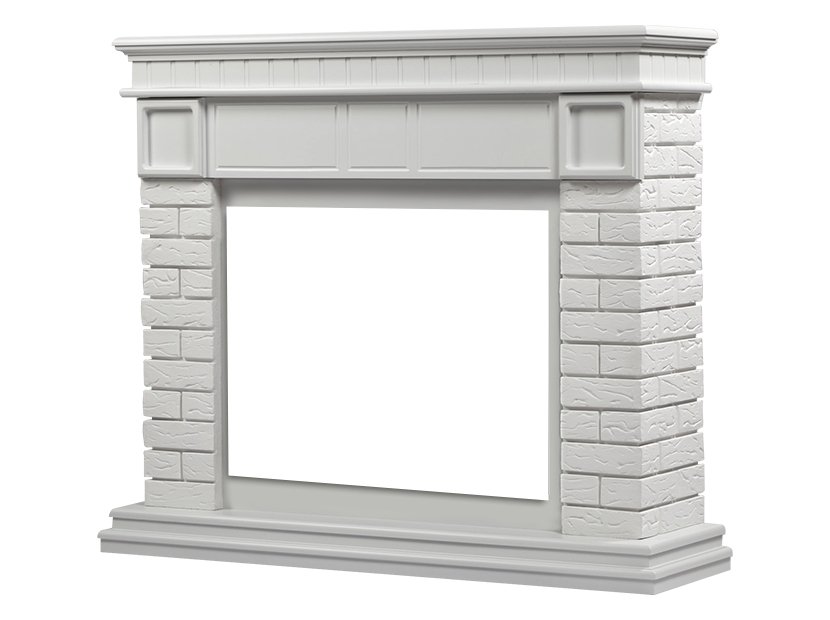 Портал Firelight Bricks 30 камень белый/белая эмаль