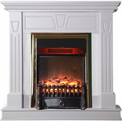 Каминокомплект Interflame Берта с очагом Fobos FX M Brass белый