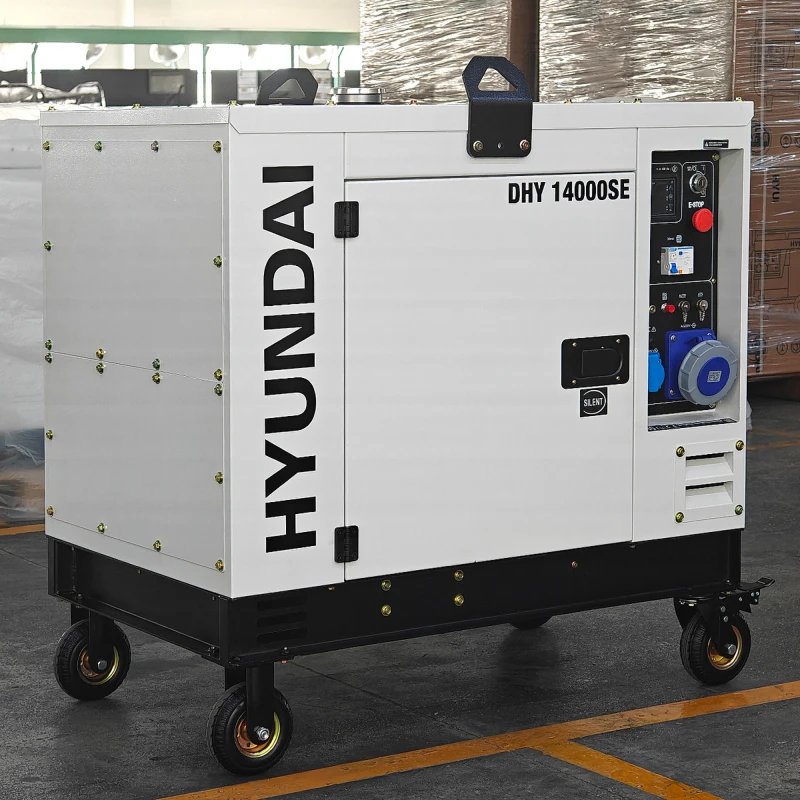 Дизельный электрогенератор Hyundai DHY 14000SE-3