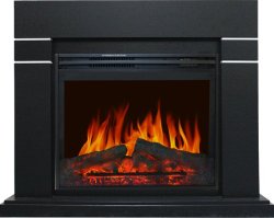 Каминокомплект Royal Flame Lindos черный с очагом Jupiter FX New