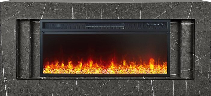 Каминокомплект Royal Flame Line с очагом Vision 42 LED Stone Touch серый