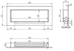 Биокамин Zefire Elliot 1500 белый со стемалитом