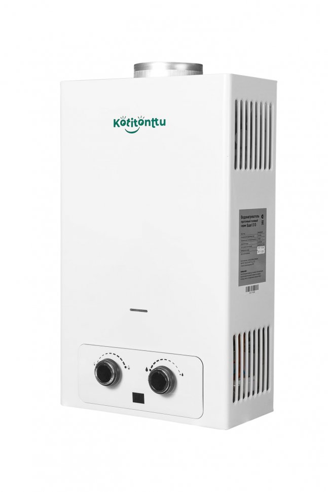 Проточный газовый водонагреватель Kotitonttu Suari S10 (20 кВт)