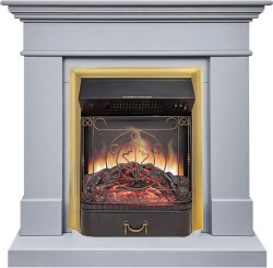 Каминокомплект Royal Flame California STD CRM (Разборный) с очагом Majestic FX M Brass санд смоук