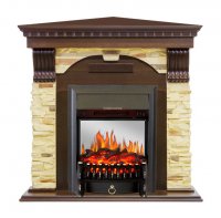 Каминокомплект Royal Flame Dublin угловой с очагом Fobos FX M Black
