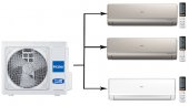 Мульти сплит-система на 3 комнаты 25+25+50 м2 Haier 2х AS09NS6ERA-G+AS18NS6ERA-W/4U85S2SR5FA Lightera Super Match