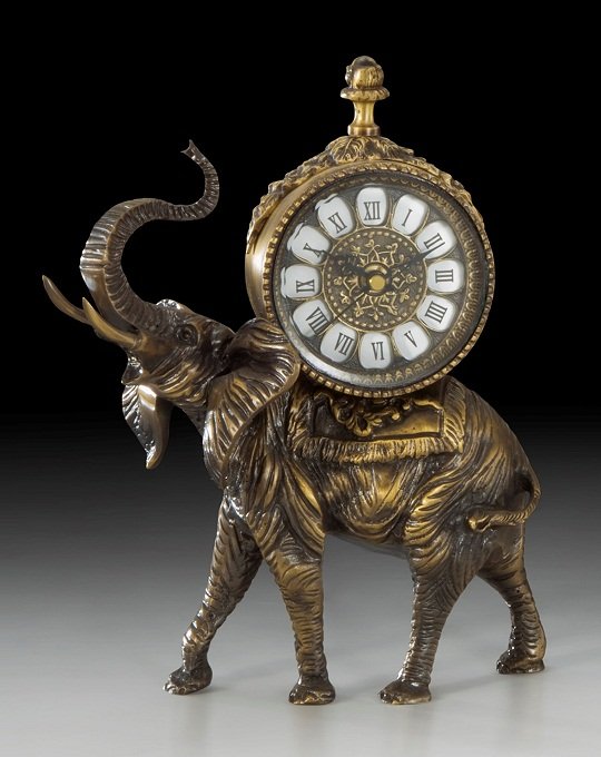 Каминные часы Virtus African Elephant 2461C