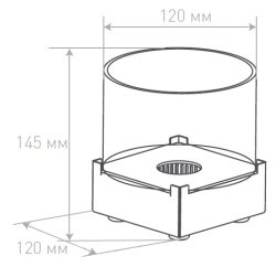 Биокамин Silver Smith Nano 1 Premium White