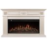 Каминокомплект Royal Thermo Aurora RTFP/P-AR40LS + портал Firelight Siena 42/40/36 слоновая кость с патиной