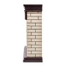 Каминокомплект Firelight Bricks 30 с очагом Electrolux EFP/P-3020LS камень бежевый/шпон темный дуб