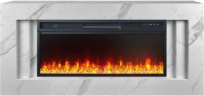 Каминокомплект Royal Flame Line с очагом Vision 42 LED Stone Touch белый