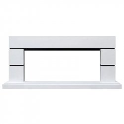 Портал Interflame Норд белый под очаг Foton 42 LED FX QZ