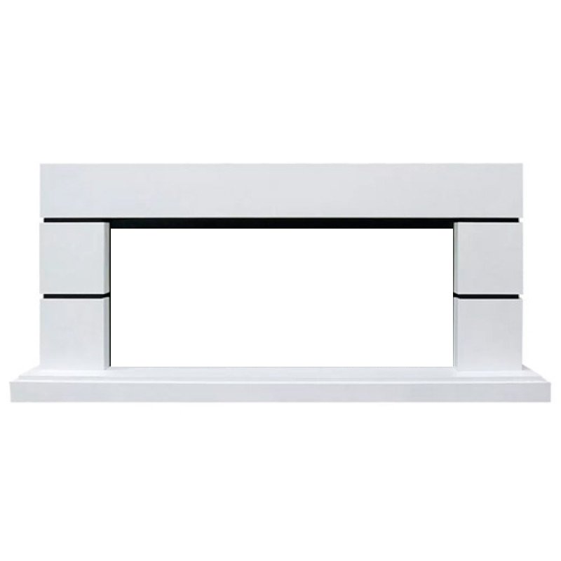 Портал Interflame Норд белый под очаг Foton 42 LED FX QZ