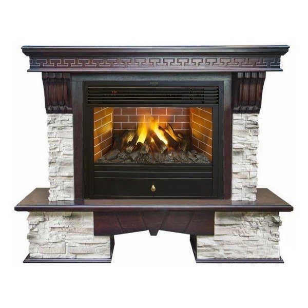 Каминокомплект RealFlame Rockland 26/HL AO с очагом 3D Novara