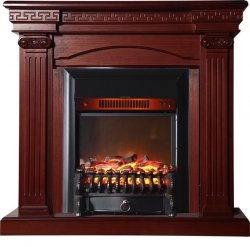 Каминокомплект Interflame Афина махагон с очагом Fobos FX M Black