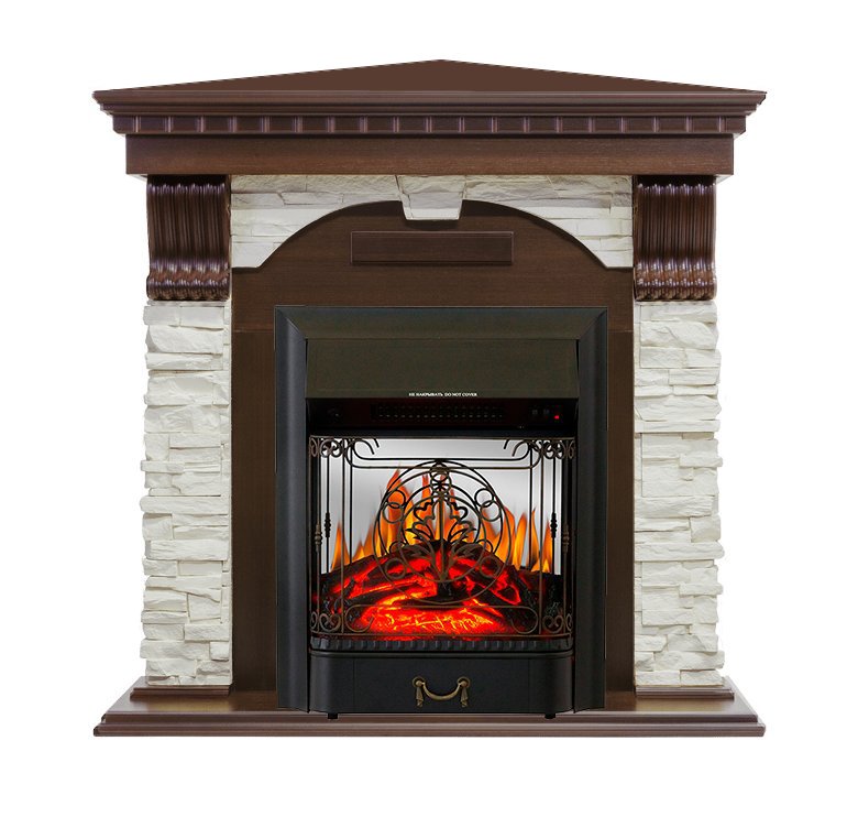 Каминокомплект Royal Flame Dublin угловой с очагом Majestic FX M Black