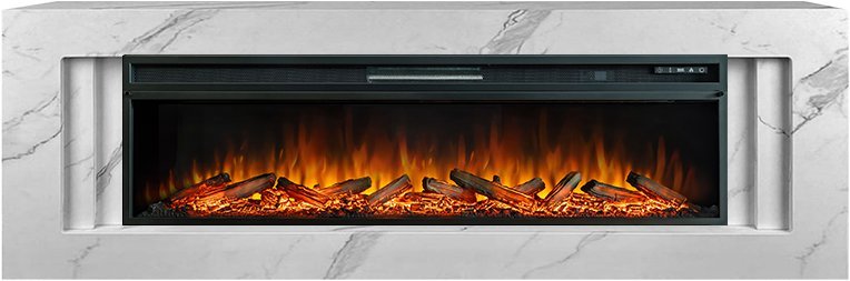 Каминокомплект Royal Flame Line с очагом Vision 60 LOG LED white marble (разборный)