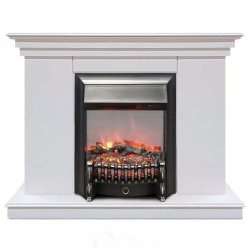 Каминокомплект Хорошие Камины Марс с очагом RealFlame Fobos Lux BL S белый
