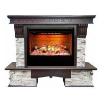 Каминокомплект RealFlame Rockland 26/HL AO с очагом 3D Helios 26