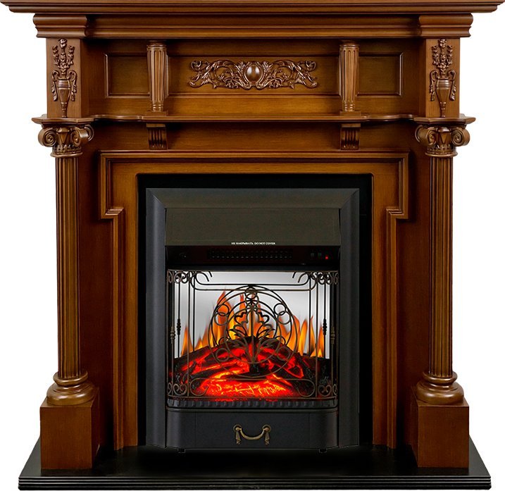 Каминокомплект Royal Flame Oxford с очагом Majestic FX M Black орех