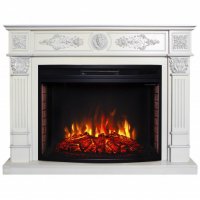 Каминокомплект RealFlame Leonardo 33 WT с очагом FireSpace 33 SIR