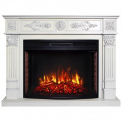 Каминокомплект RealFlame Leonardo 33 WT с очагом FireSpace 33 SIR