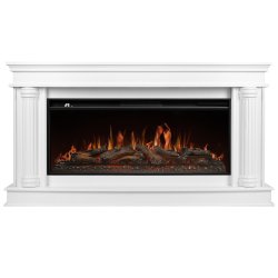 Каминокомплект Royal Thermo Aurora RTFP/P-AR40LS + портал Firelight Olympia 42/40/36 белый