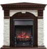 Каминокомплект Royal Flame Dublin угловой с очагом Fobos FX Black