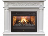 Каминокомплект RealFlame Attica 25,5 с очагом 3D Novara