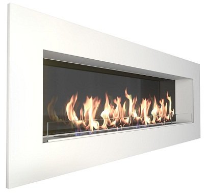 Биокамин Zefire Elliot 1800 белый со стемалитом