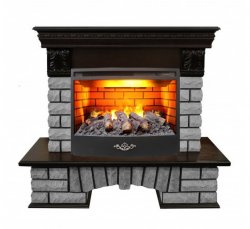 Каминокомплект RealFlame Country Lux Rock 25/25.5 AO с очагом 3D Firestar 25.5