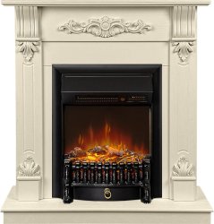 Каминокомплект Royal Flame Palermo SFT (Разборный) c очагом Fobos FX M Black RC слоновая кость