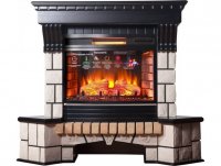Каминокомплект Interflame Exter угловой под очаг Panoramic 08 25 LED FX