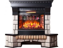 Каминокомплект Interflame Exter угловой под очаг Panoramic 08 25 LED FX