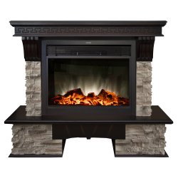 Каминокомплект RealFlame Rockland 26 с очагом MoonBlaze LUX Black/Brass