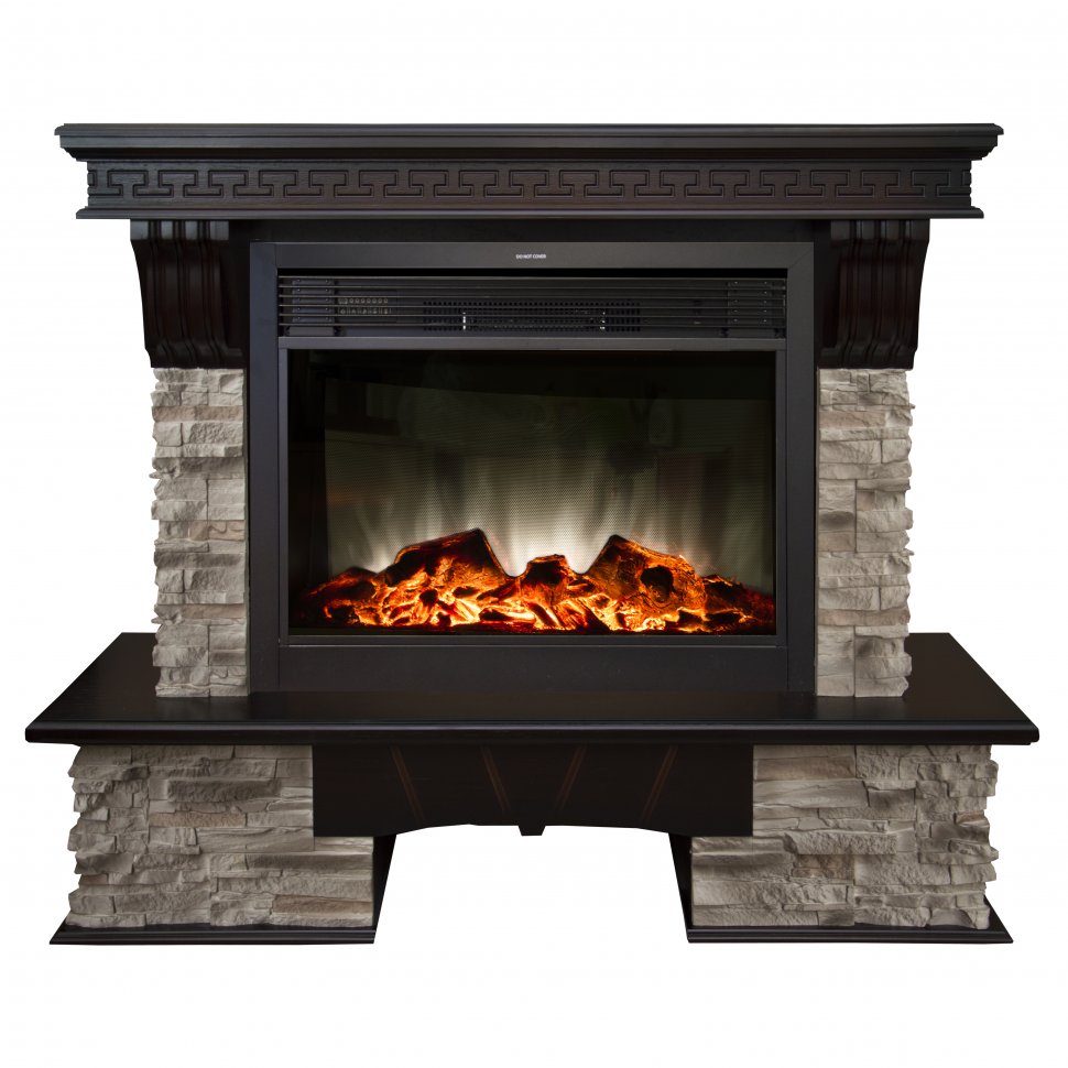 Каминокомплект RealFlame Rockland 26 с очагом MoonBlaze LUX Black/Brass