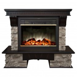Каминокомплект RealFlame Rockland 26 с очагом MoonBlaze LUX Black/Brass