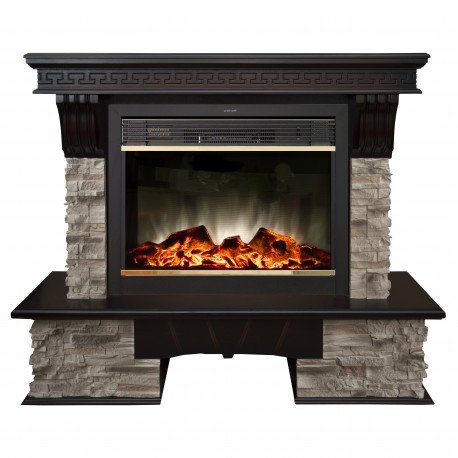 Каминокомплект RealFlame Rockland 26 с очагом MoonBlaze LUX Black/Brass