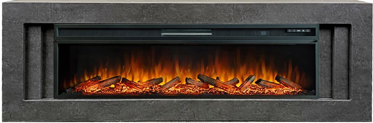 Каминокомплект Royal Flame Line с очагом Vision 60 LOG LED dark grey (разборный)